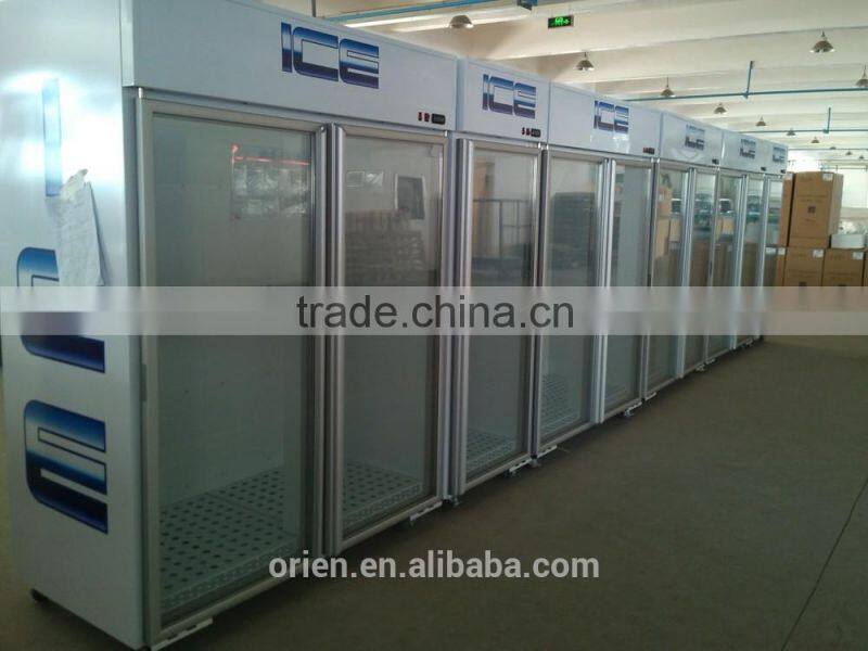 Indoor ice merchandiser (Bagged ice freezer)