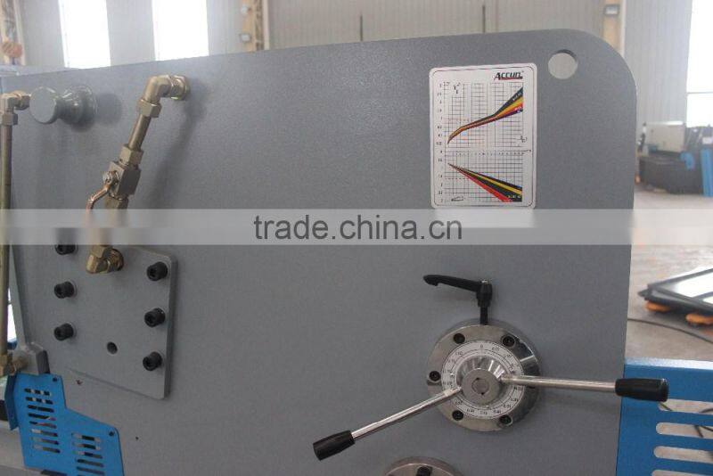 qc12y accurl shearing machine , steel plate cutting machine