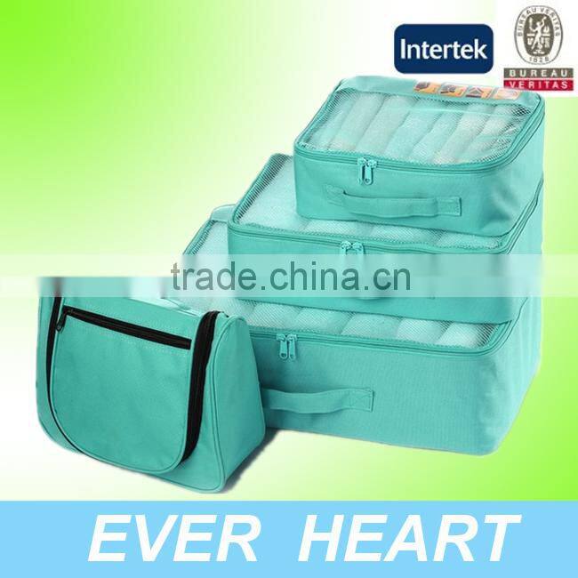 Top quality durable polyester best travel packing cubes travel bag men
