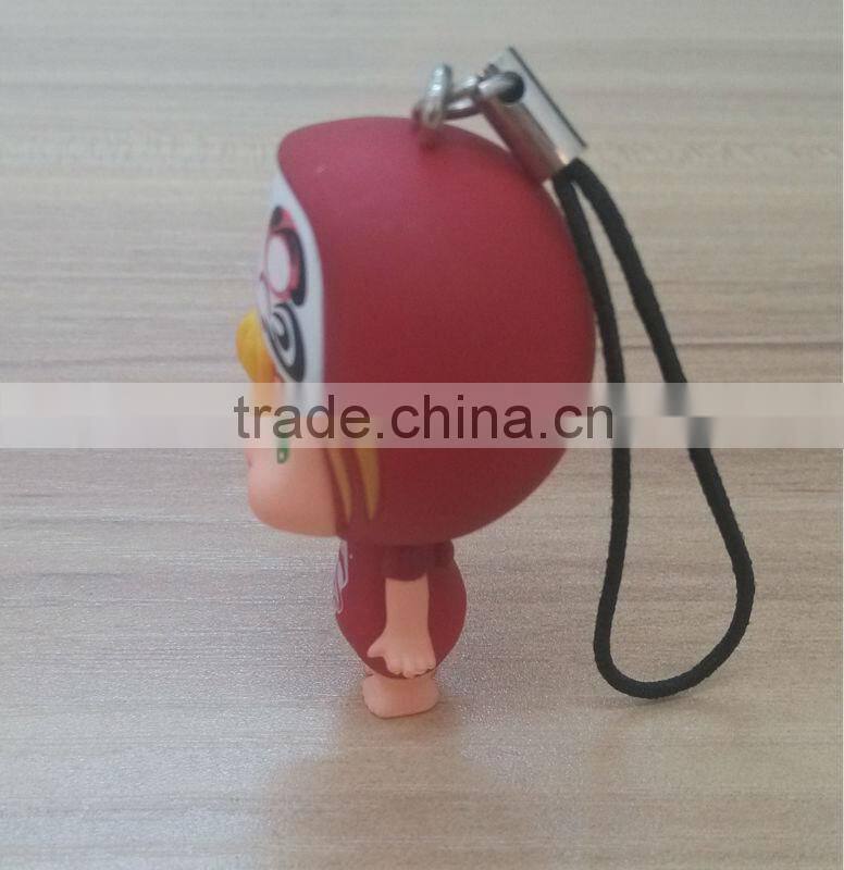 Custom designed plastic figures with hang loop