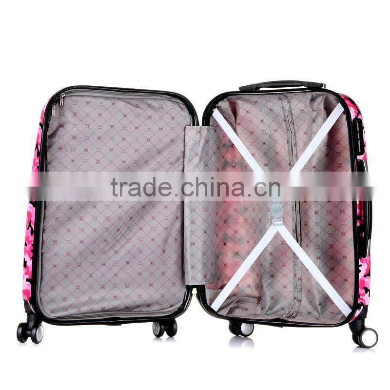 Customized PU suitcase for costomer shopping