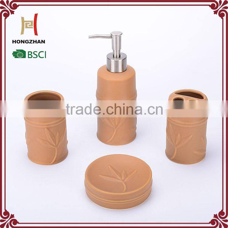 Creative New style ceramic Bathroom Set 4pcs