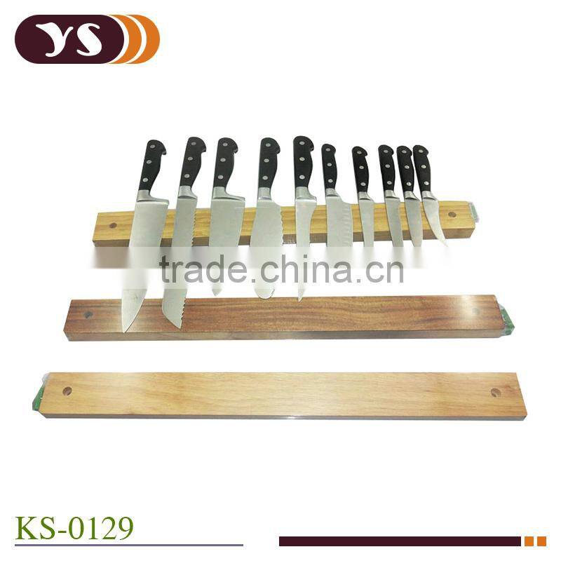 10pcs kitchen knife set with magnet knife bar