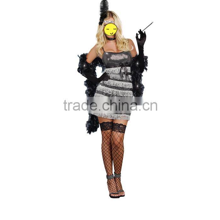 New design strapless sexy costumes for party fashion sling women dresses sexy slim club woman costume wholesale