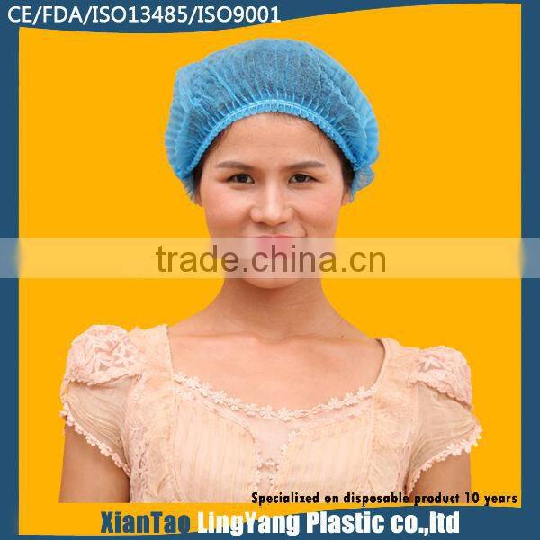 Disposable non woven crimp surgeons mob cap