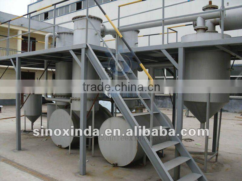XD Waste plastic pyrolysis plant to oil, carbon black, steel