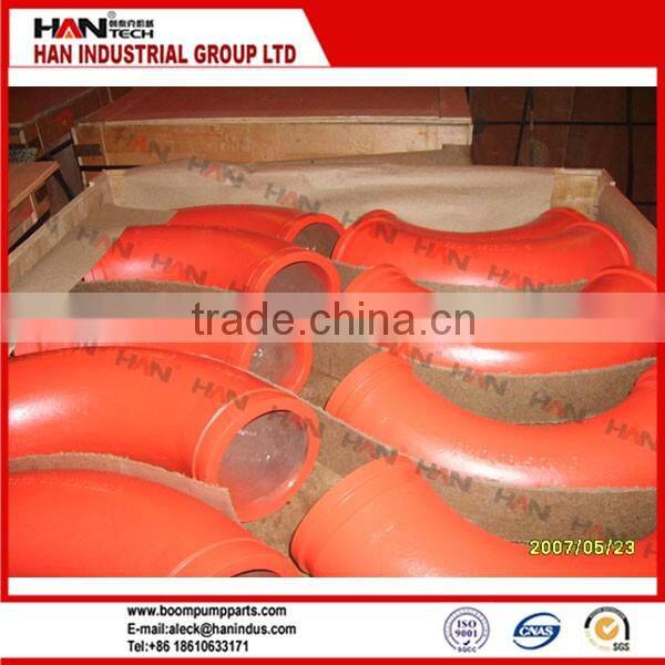 Enhanced Strength Wear Resistant Elbow SCHWING Putzmeister Double Layer Concrete Pump Elbow
