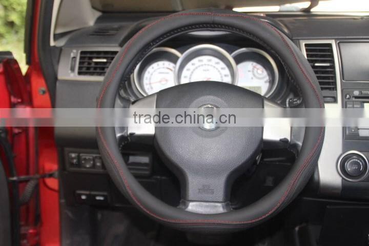 leather automobile classic steering wheel cover and The automobile steering wheel