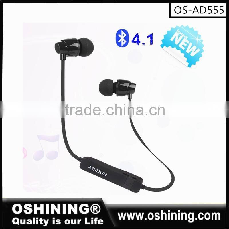 New arrival flexible bluetooth headset memory card for computer (OS-BQ168)
