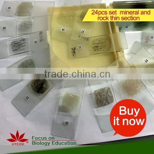 Microscope Prepared Slides ,Rock Slides, Rock Prepared Slides