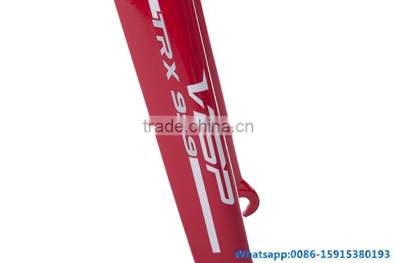 2016 hot selling fixed gear bike frame with front fork and led mountain diving flashlight free shipping