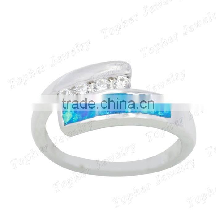 Manufacturer Wholesale Latest Designs simple design ring with cz