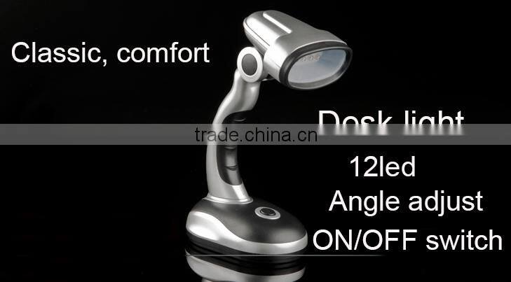 12LED Head angle adjustable table light classic led desk light led desk lamp