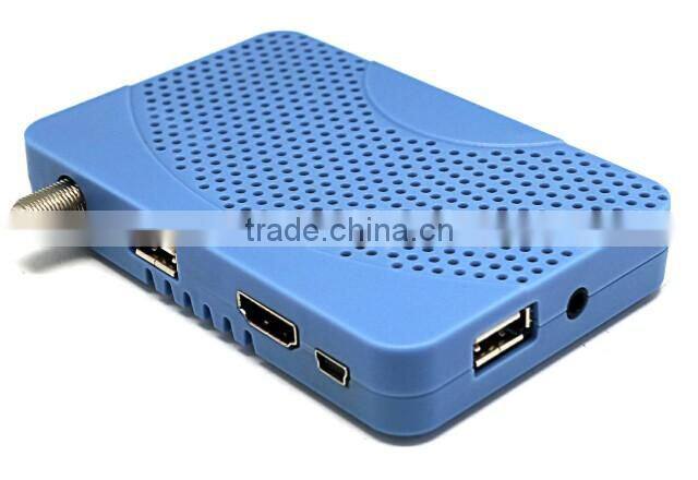 Vmade DZ100 high definition mini DVB S2 arabic satellite free to air iptv set top box