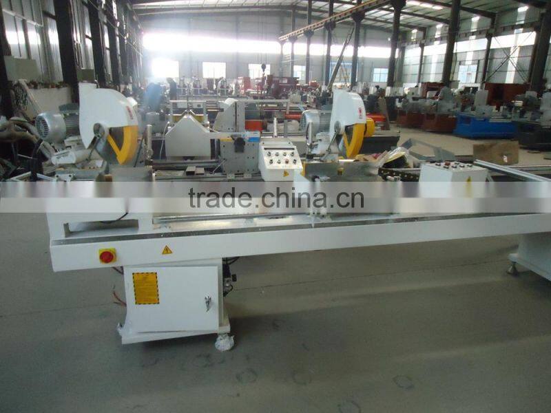 cutting upvc profiles two heads cutting saw