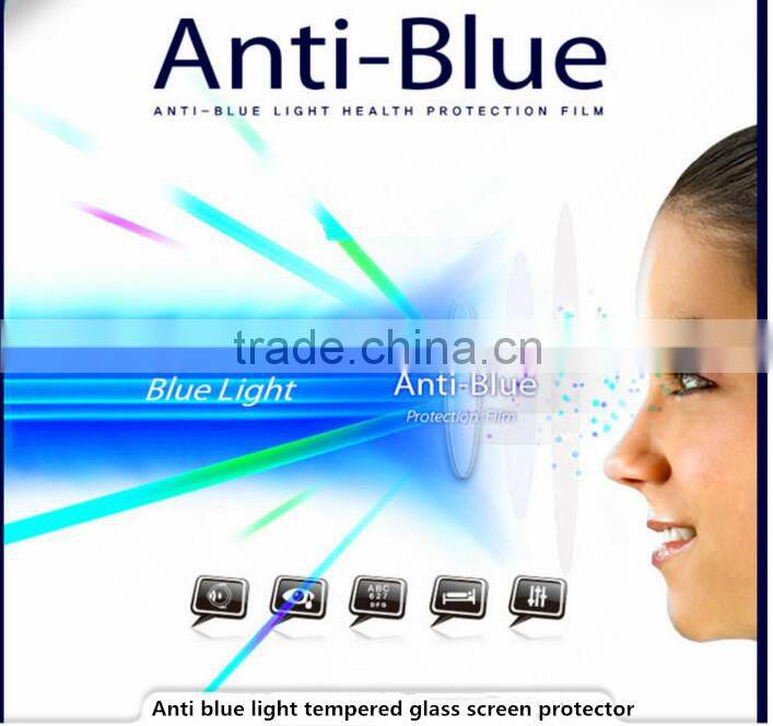For iphone6 Anti Blue Light screen protector cell phone accessories anti blue light tempered glass screen protector for iphone 6