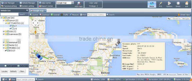 gps tracking system software compatible with 95% China-made gps tracker GV300