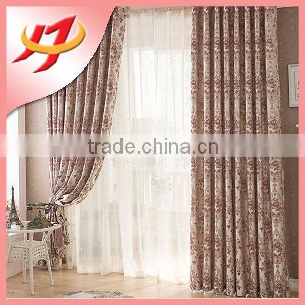 High quality European new style damask embroidered latest curtain designs 2015