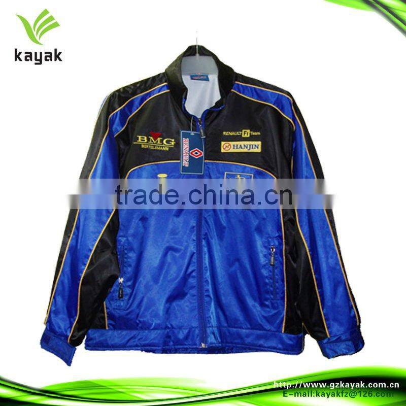 Printed waterproof reflective Men's yellow motorcycle jacket