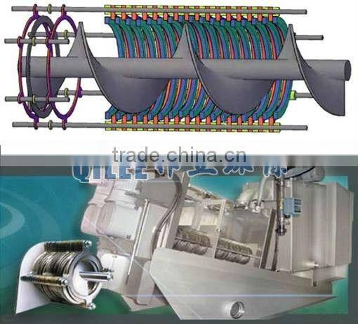 large sewage water treatment equipment stainless steel screw filter press