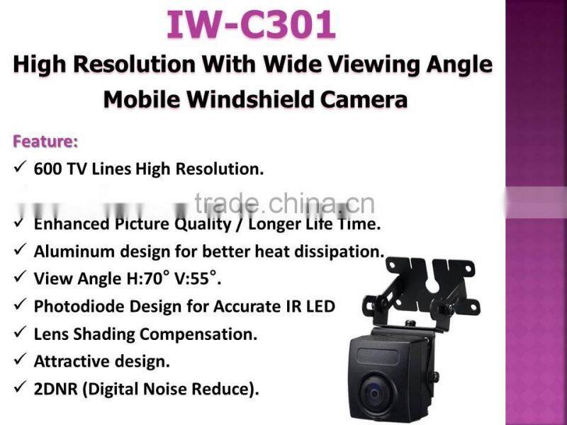 IW-C201 IP68 Waterproof 600TVL Vehicle Rear View Camera