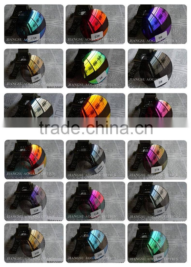 various color mirror UV400 polarized color optical eye lens