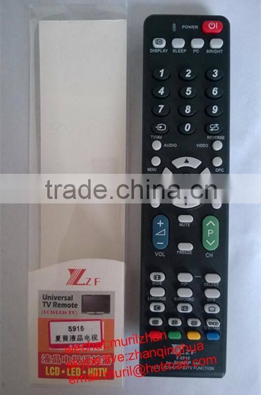 ZF Black ABS 60 Keys P914 Universal Remote Control for Philipus LED/LCD TV