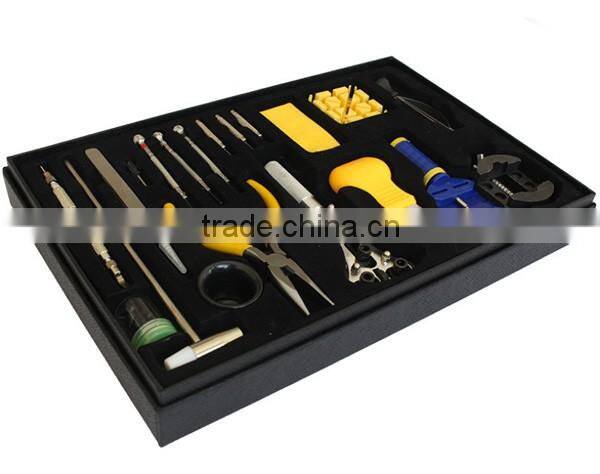 20 pcs Watch Horologe Repair Tool Kit Set With Opener Remover Wrench Screwdriver Watchband Link Pin Remover