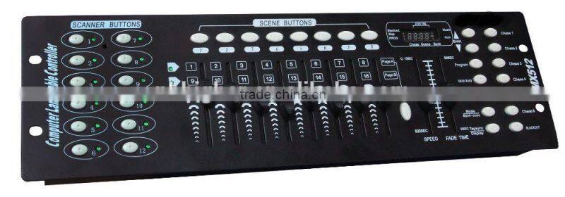 DMX 512 computer lampe table controller stage light controller