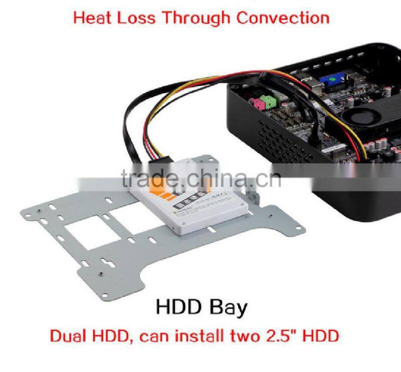 Realan new table mini pc LR-240Q mini itx barebone computer with LR-E240TN motherboard