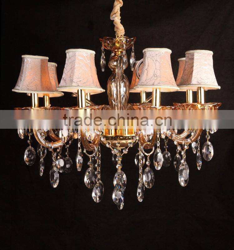 Top crystal Contemporary Candle Pendent Light