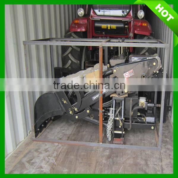 LW-7 small garden tractor backhoe