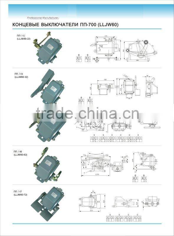 Russian standard limit switch