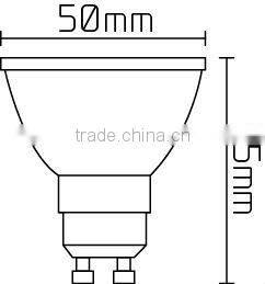 7W Dimmable Warm White 40D MR16 LED GU10 Spot Light