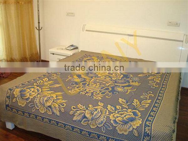 New product Promotion personalized tartan plaid thread blanket