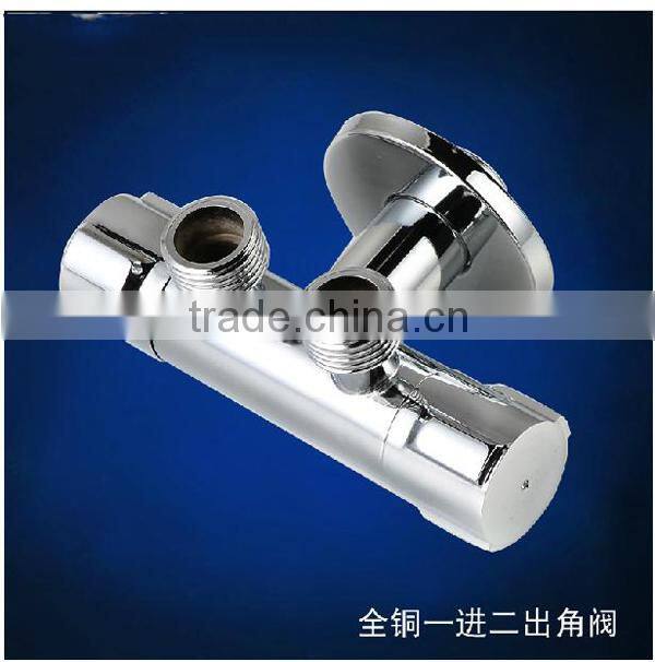 china factory high quality 3-way angle valve, fashion 90 degree water angle valve