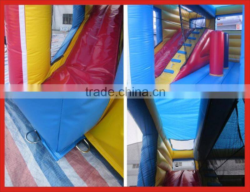 Plato PVC tarpaulin inflatable bounce house with blower, inflatable houses for sale