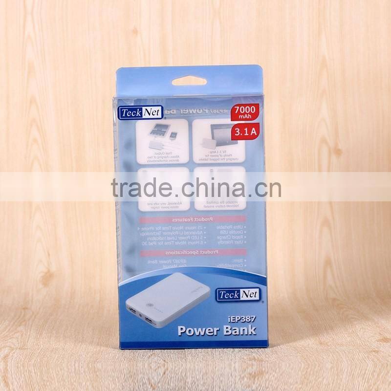 Customized plastic packaging box clear pvc box