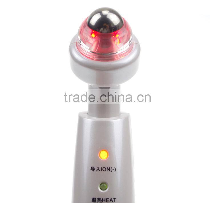 portable ion eye care device with infrared LED for removal crow's feet wrinkles skin tightening eye massage