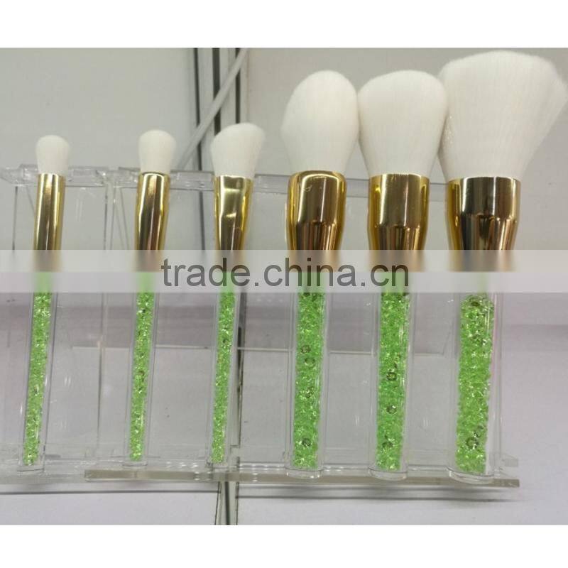 Factory directly supply UNIQUE bling make up brush set cosmetic