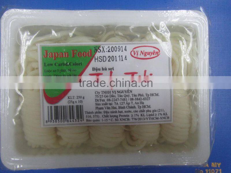 Vietnam Gluten Free White Shirataki Tofu With Low Calorie 200-250Gr FMCG products
