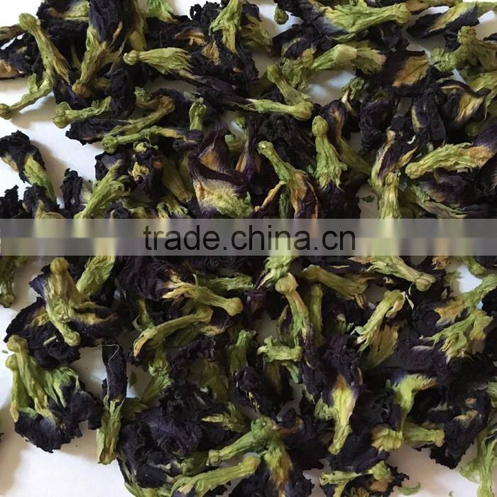 Dried Thai herbal medicine Butterfly Pea