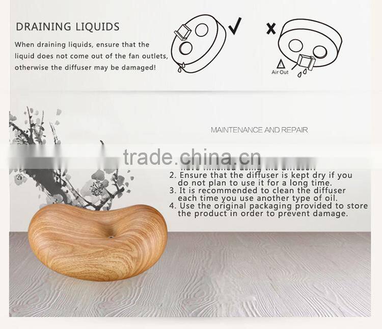 2015 aroma diffuser portable electric ultrasonic cool & warm mist humidifier