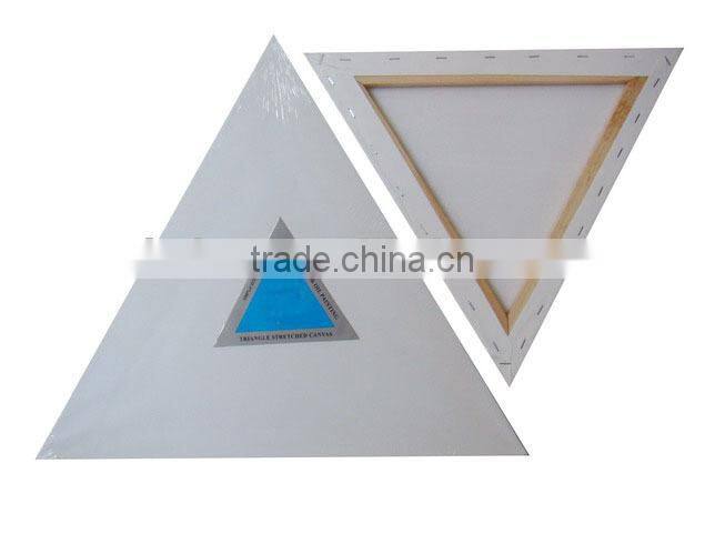 triangle stretched canvas white framed canvas canvas for drawing