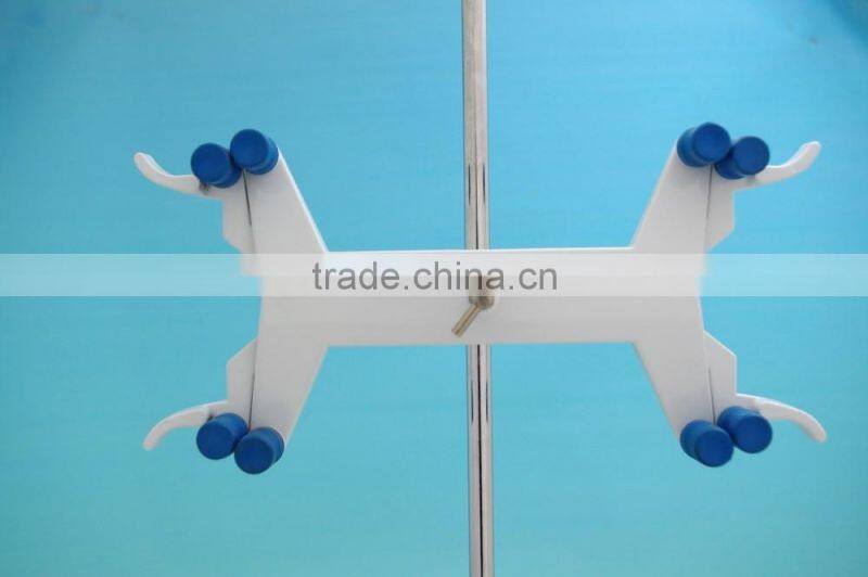 Alloy plastic double burette clamp