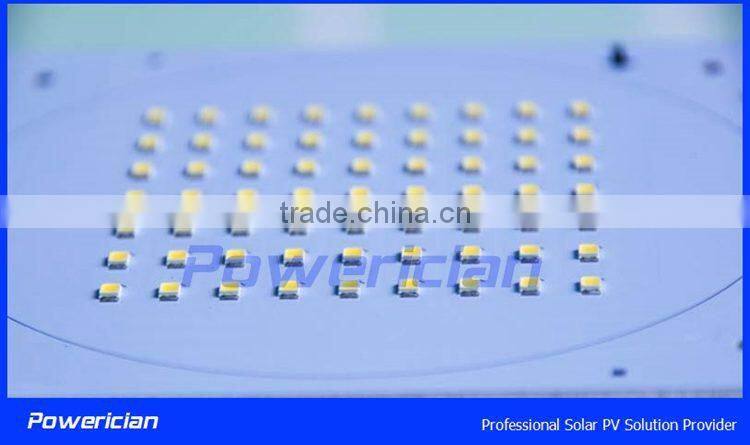 Powerician 20W Waterproof LED Solar Powered Street Light Smart Control All In One Solar Led Light