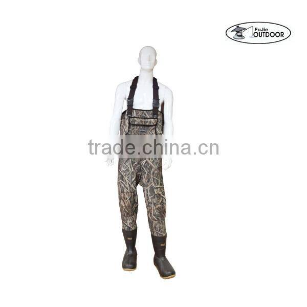 Durable Neoprene Wader,Camo Neoprene Bootfoot Chest Wader,High Quality Waders