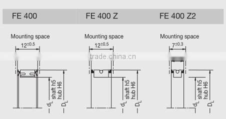SUMA Bearing FE430Z2 Backstop Clutch Holdback Sprag Bearing One Way