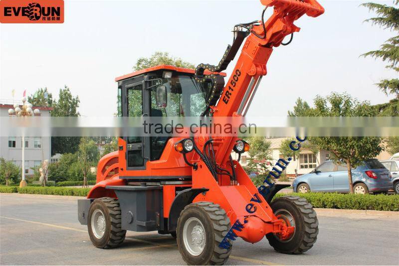 CE Certificated ER1500 1.5 Ton Telescopic Loader with Telescopic Arm Made in China