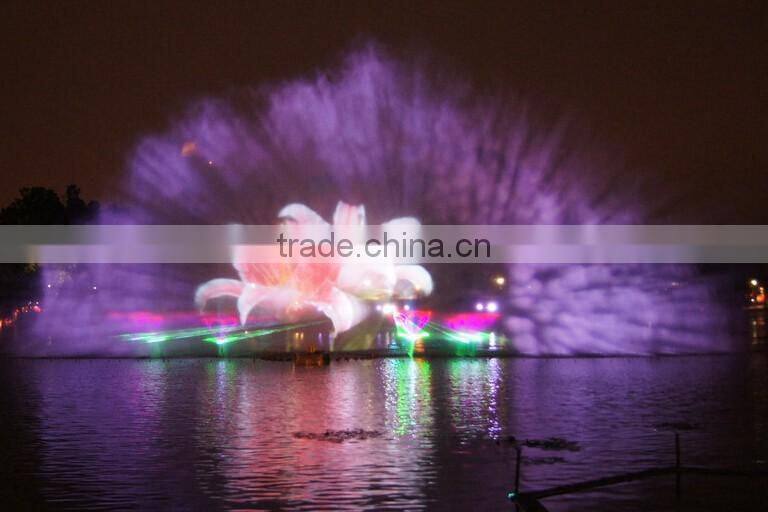 Decorative water folding screenfor project